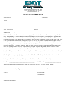 Cosigner Agreement Form - Realty