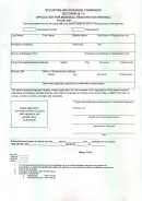 Form 28.1-4 - Application For Individual Registration Renewal