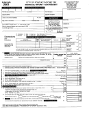 Form P1040 (nr) - Individual Return - Non Resident - City Of Pontiac Income Tax