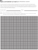 Countertop Estimator Drawing Worksheet Printable pdf