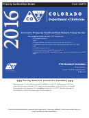 Form 104 Ptc - Colorado Property Tax/rent/heat Rebate Application - 2016