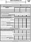 Form C-8009 - Single Business Tax Allocation Of Statutory Exemption, Standard Small Business Credit, And Alternate Tax For Members Of Controlled Groups - 1998