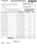 Form Nys-45-att (w) - Quarterly Combined Withholding, Wage Reporting And Unemployment Insurance Return
