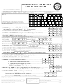 Individual Tax Return Form - City Of Cincinnati - 2003