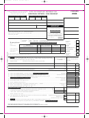 Form P1040 (nr) - City Of Pontiac Income Tax, Individual Return - Non Resident - 2004