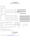 Player Information Form