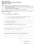 Registered Limited Liability Partnership 2001 Annual Notice - Alabama Secretary Of State