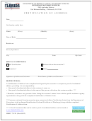 Form Hsmv 71120 - Certification Of Address