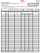 Form 512-ti-sup Draft - Supplemental Schedule For Form 512-ti - 2013