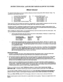 Instructions For Lafourche Parish Sales/use Tax Form Printable pdf