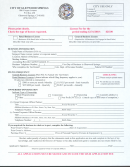 Retail/general Business License Form - City Of Glenwood Springs - 2003