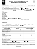 Form Dr-501 - Original Application For Homestead And Related Tax Exemptions - Florida Department Of Revenue