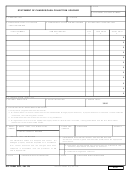 Dd Form 362 - Statement Of Charges/cash Collection Voucher