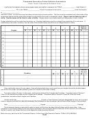 Team Tennis Tournament Entrance Form - Tennessee Secondary School Athletic Association