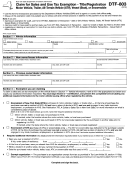 Form Dtf-803 - Claim For Sales And Use Tax Exemption - Title/registration - Motor Vehicle, Trailer, All-terrain Vehicle (atv), Vessel (boat), Or Snowmobile