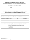 Form Bcs/cd-2000wg - Nonprofit Corporation Information Update