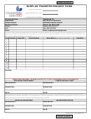 Surplus Transfer Request Form