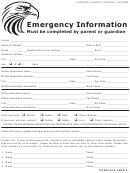 Emergency Information Form
