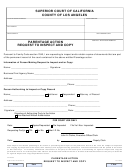 Form Fc 7643 - Paternity Inspection Request - Superior Court Of California - County Of Los Angeles