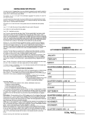 Form Hp941/501 - Employer's Monthly Return For Highland Park Income Tax Withheld
