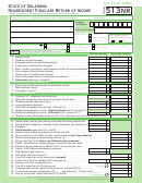 Form 513nr - Nonresident Fiduciary Return Of Income - 2000 Printable pdf
