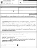 Form 4317 - Vwp License Application - Missouri Department Of Revenue