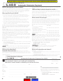 Form Il-505-b - Automatic Extension Payment For 2010
