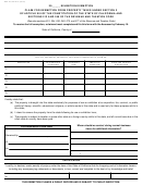 Form Boe-270-ah - Claim For Exemption From Property Taxes