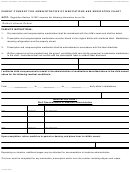 Form Lic 9221 - Parent Consent For Administration Of Medications And Medication Chart
