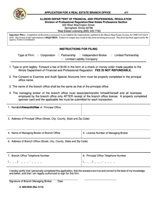 form-il-505-0335-application-for-a-real-estate-branch-office-form-505