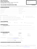 Tax Account Registration Form - City Of Huntsville Finance Department