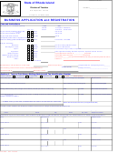Form Bar - Business Application And Registration - 2004