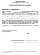 Form Ofr-s-5-91 - Uniform Consent To Service Of Process/corporate Acknowledgement/individual Or Partnership Acknowledgement