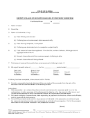 Form Ofr-s-10-91 - Report Of Sales Of Securities And Use Of Proceeds Therefrom