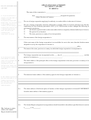 Form Cf:0060 - Application For Authority To Conduct Affairs In Arizona