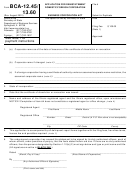 Form Bca-12.45/ 13.60 - Application For Reinstatement Domestic/foreign Corporation - Illinois Secretary Of State
