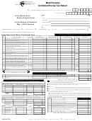 Multi-purpose Combined Excise Tax Return - Washington Department Of Revenue