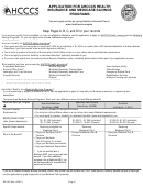 Form De-103 - Application For Ahcccs Health Insurance And Medicare Savings Programs