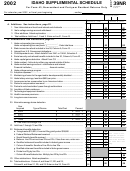 Form 39nr - Idaho Supplemental Schedule - 2002