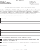 Form 600s-ca - Consent Agreement Of Nonresident Stockholders Of S Corporations