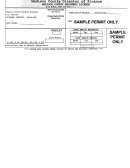 Madison County Business License - Sample Permit Only