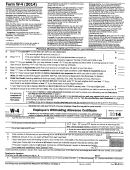 Form W-4 - Employee's Withholding Allowance Certificate - Internal Revenue Service - 2014