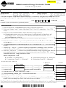 Montana Form Aepc - 2011 Alternative Energy Production Credit