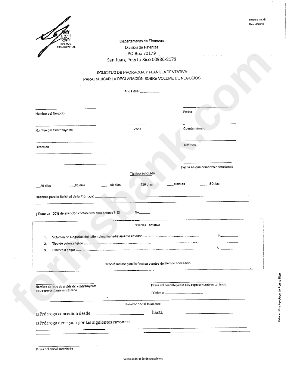 Para Radicar La Declaracion Sobre Volume De Negocios