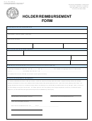 Form Up-15 - Holder Reimbursement Form