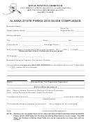 Alaska State Parks Guide Compliance - 2016