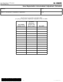 Form Ia 4562b - Iowa Depreciation Accumulated Adjustment Schedule