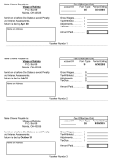 Tax Return Payment Voucher - Village Of Malinta, Ohio - 2015 Printable pdf