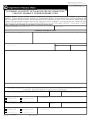Fillable Va Form 21-0781 - Statement Form In Support Of Claim For Service Connection For Post-Traumatic Stress Disorder (Ptsd) Printable pdf