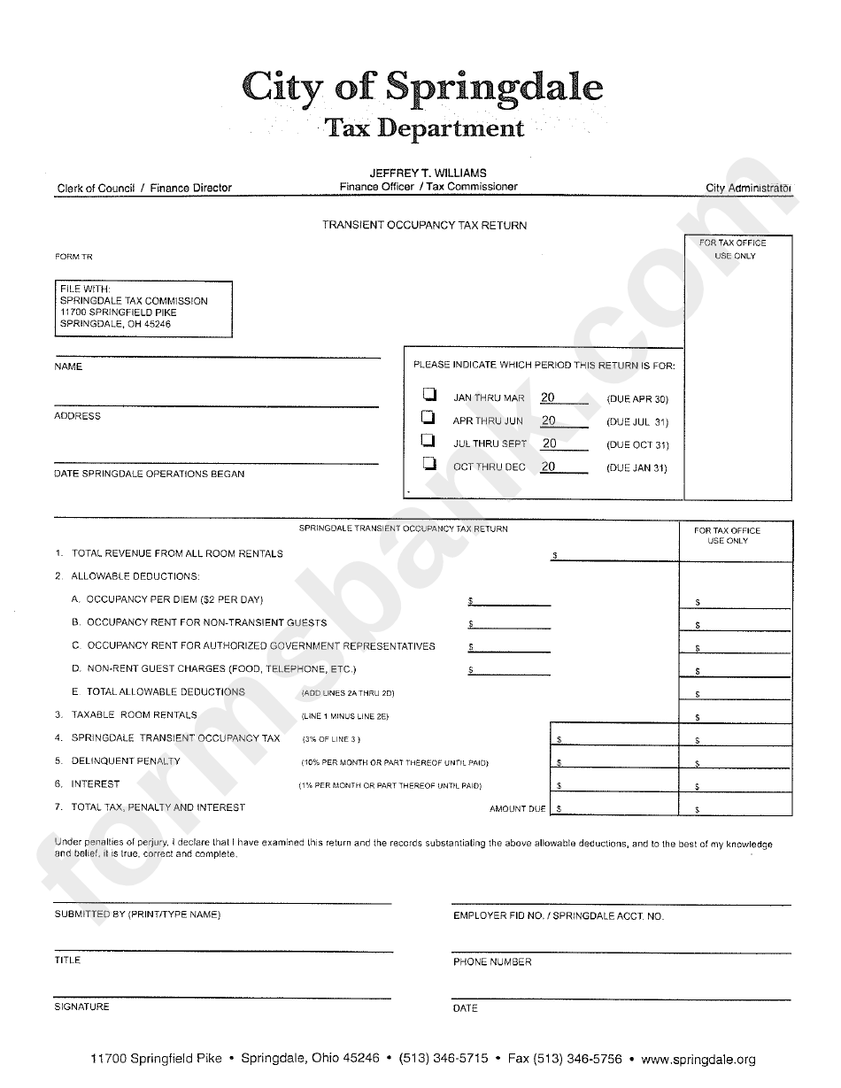 transient-occupancy-tax-return-city-of-springdale-printable-pdf-download